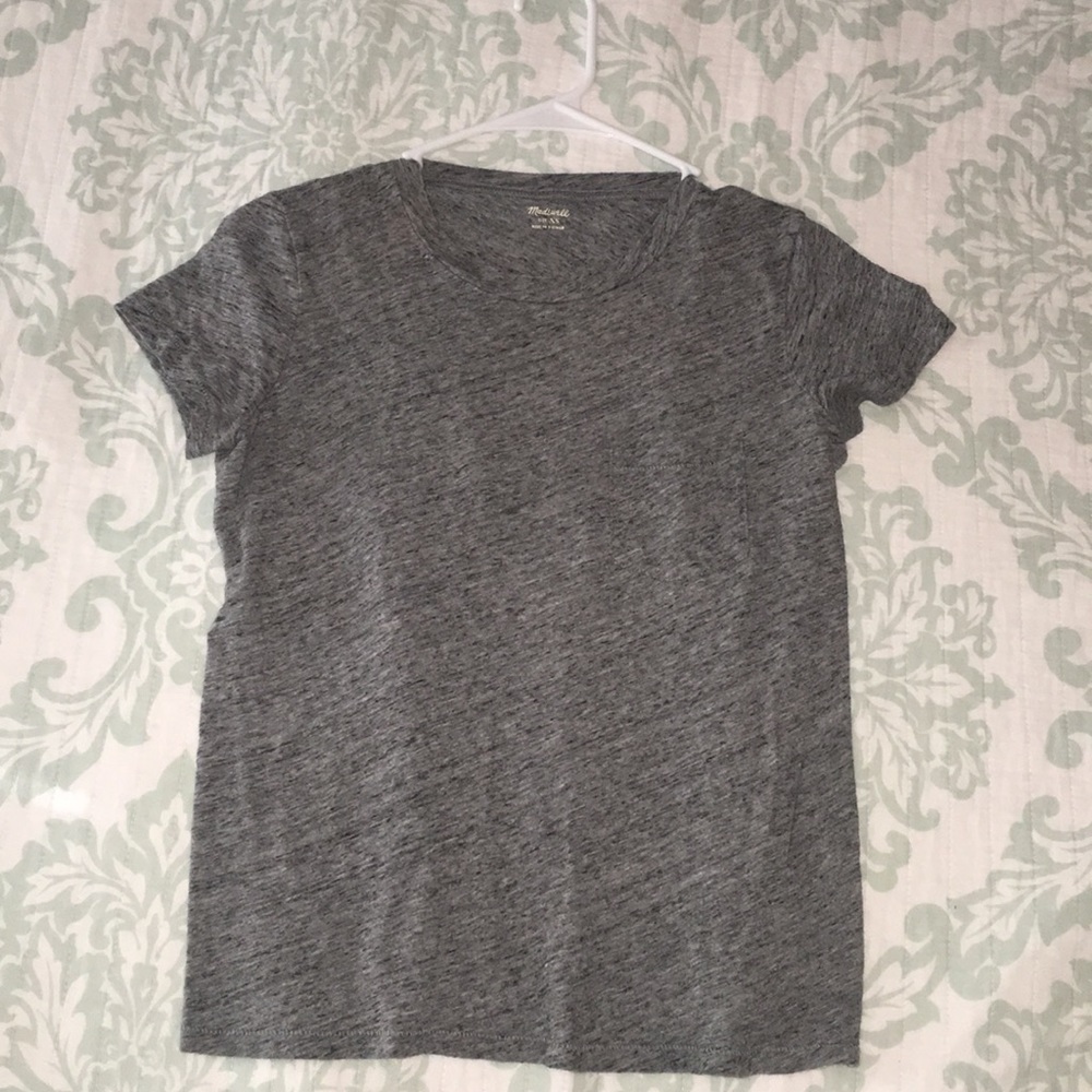 Plain grey Maxwell top with a pocket:)